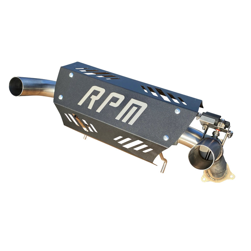 RPM RZR XPT E-Valve Muffler - Dual Tip Captains Choice Exhaust- 2016-2022 XPT XP Turbo S