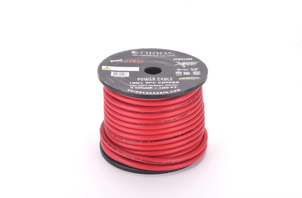 Orion XPW4100R 4 Gauge 100% OFC Power Wire 100ft Pure Copper Amp Battery Cable (Red) ORION Orion XPW4100R 4 Gauge 100% OFC Power Wire 100ft Pure Copper Amp Battery Cable (Red) Orion XPW4100R 4 Gauge 100% OFC Power Wire 100ft Pure Copper Amp Battery Cable (Red) Orion XPW4100R 4 Gauge 100% OFC Power Wire 100ft Pure Copper Amp Battery Cable (Red) Orion XPW4100R 4 Gauge 100% OFC Power Wire 100ft Pure Copper Amp Battery Cable (Red)