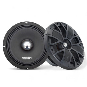 Orion XSM654SL 6.5" 300W RMS Slim Ultra Efficient Midrange Speaker 4-Ohm (Pair) Orion