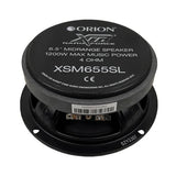 Orion XSM655SL 6.5" 300W RMS Slim Ultra Efficient Midrange Speakers (Pair) Orion