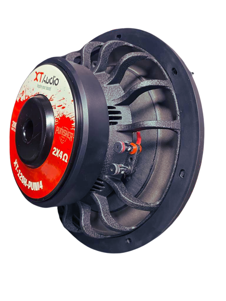 XT-12SH-PUNI4 SHALLOW 2000W 4+4 OHM (DM22) ALTA GAMA CAR AUDIO