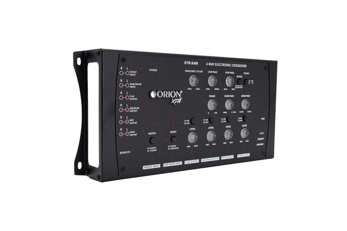 XTR-X4R - 4-Way Electronic Crossover ORION XTR-X4R - 4-Way Electronic Crossover XTR-X4R - 4-Way Electronic Crossover XTR-X4R - 4-Way Electronic Crossover XTR-X4R - 4-Way Electronic Crossover
