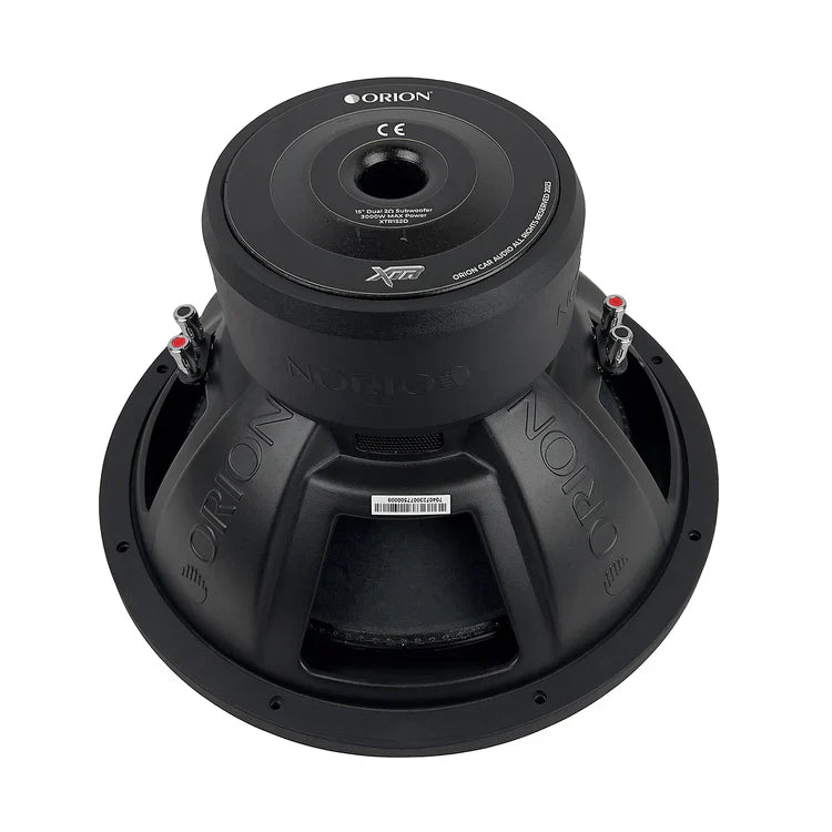 Orion XTR154D 15" 1000W RMS Subwoofer DVC 4-Ohm