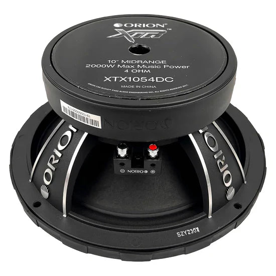 Orion XTX1054DC 10" 500W RMS Dust Cap Midrange Speakers (Single)