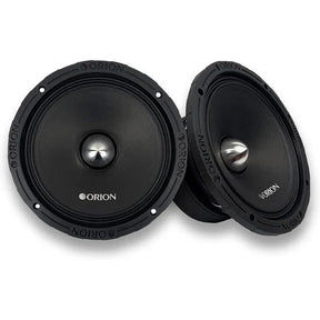 Orion XTX852 8" 400W RMS Bullet Midrange Speakers 2-Ohm (Pair) Orion