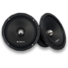 Orion XTX854 8" 400W RMS Bullet Midrange Speakers 4-Ohm (Pair) Orion