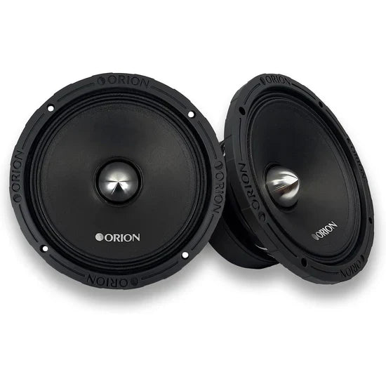 Orion XTX852 8" 400W RMS Bullet Midrange Speakers 2-Ohm (Pair)