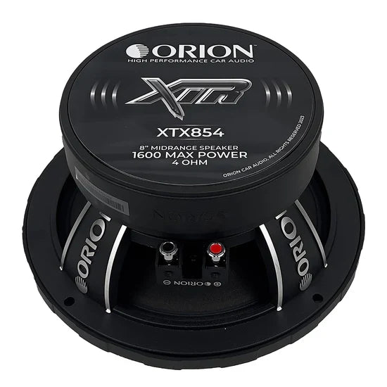 Orion XTX852 8" 400W RMS Bullet Midrange Speakers 2-Ohm (Pair) Orion