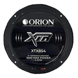 Orion XTX854 8" 400W RMS Bullet Midrange Speakers 4-Ohm (Pair) Orion