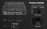 3-Way Active Crossover With Bandpass Filter (XV-3-V15BP) Audiopipe