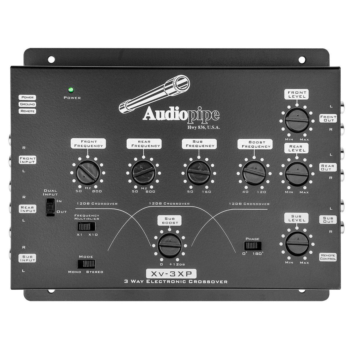 Audiopipe XV-3XP 3-Way Crossover Audiopipe