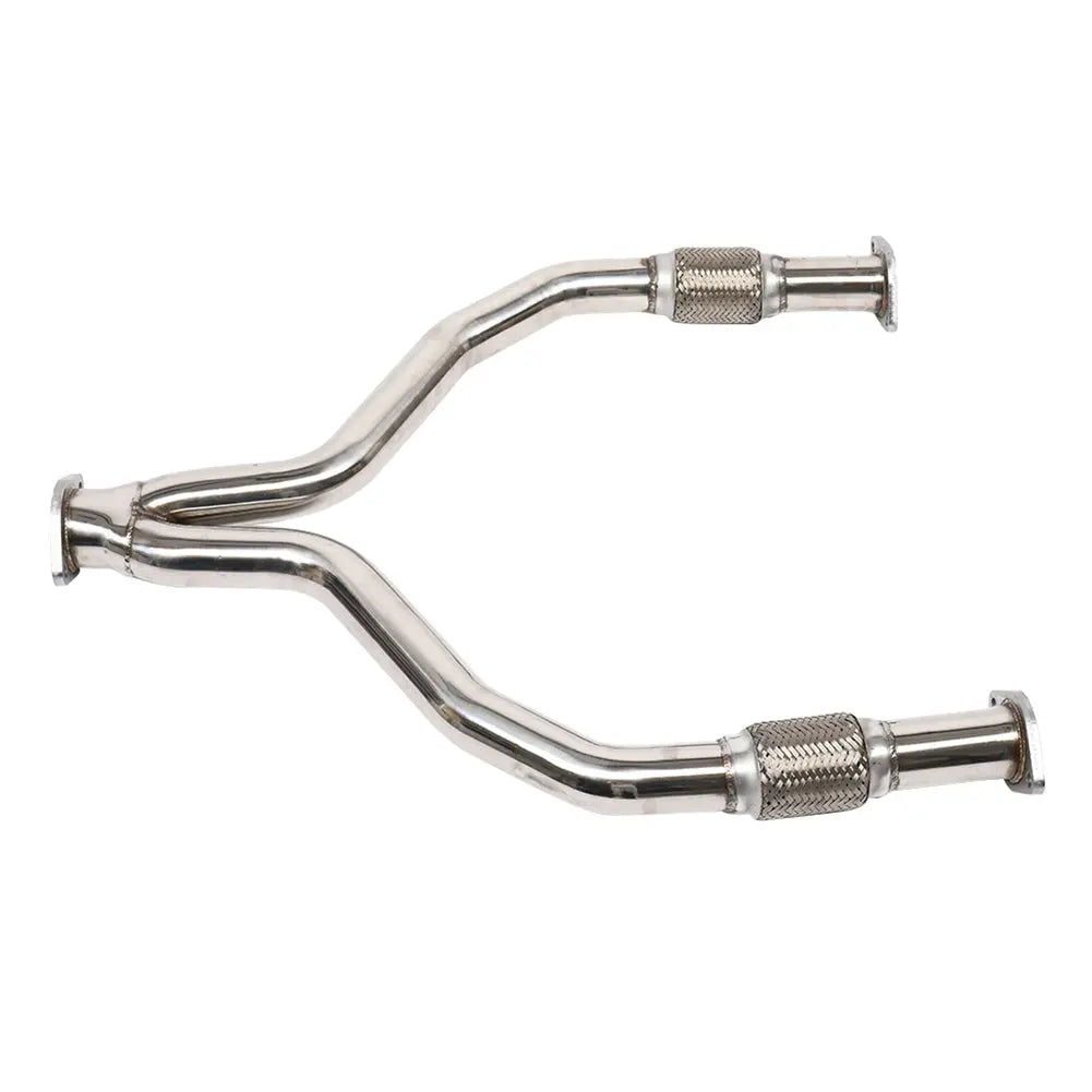 Y Pipe Downpipe Exhaust for 2008-2016 Nissan 370Z Z34 / Infiniti G37 V36 VQ37VHR 3.7L Flashark