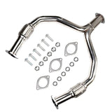 Y Pipe Downpipe Exhaust for 2008-2016 Nissan 370Z Z34 / Infiniti G37 V36 VQ37VHR 3.7L