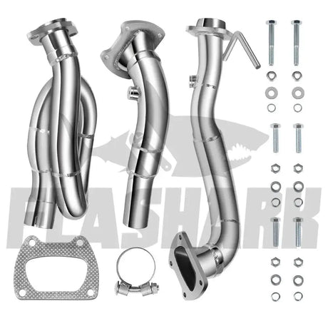 Y-Pipe Downpipe Exhaust for 2012-2018 Jeep Wrangler JK 3.6L Flashark
