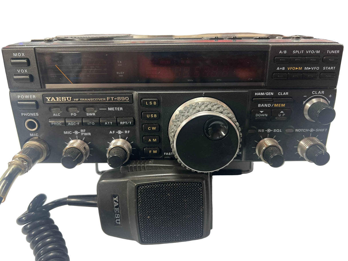 YAESU FT-890 HF Transceiver (MARS Modified) – Pre-Owned YAESU