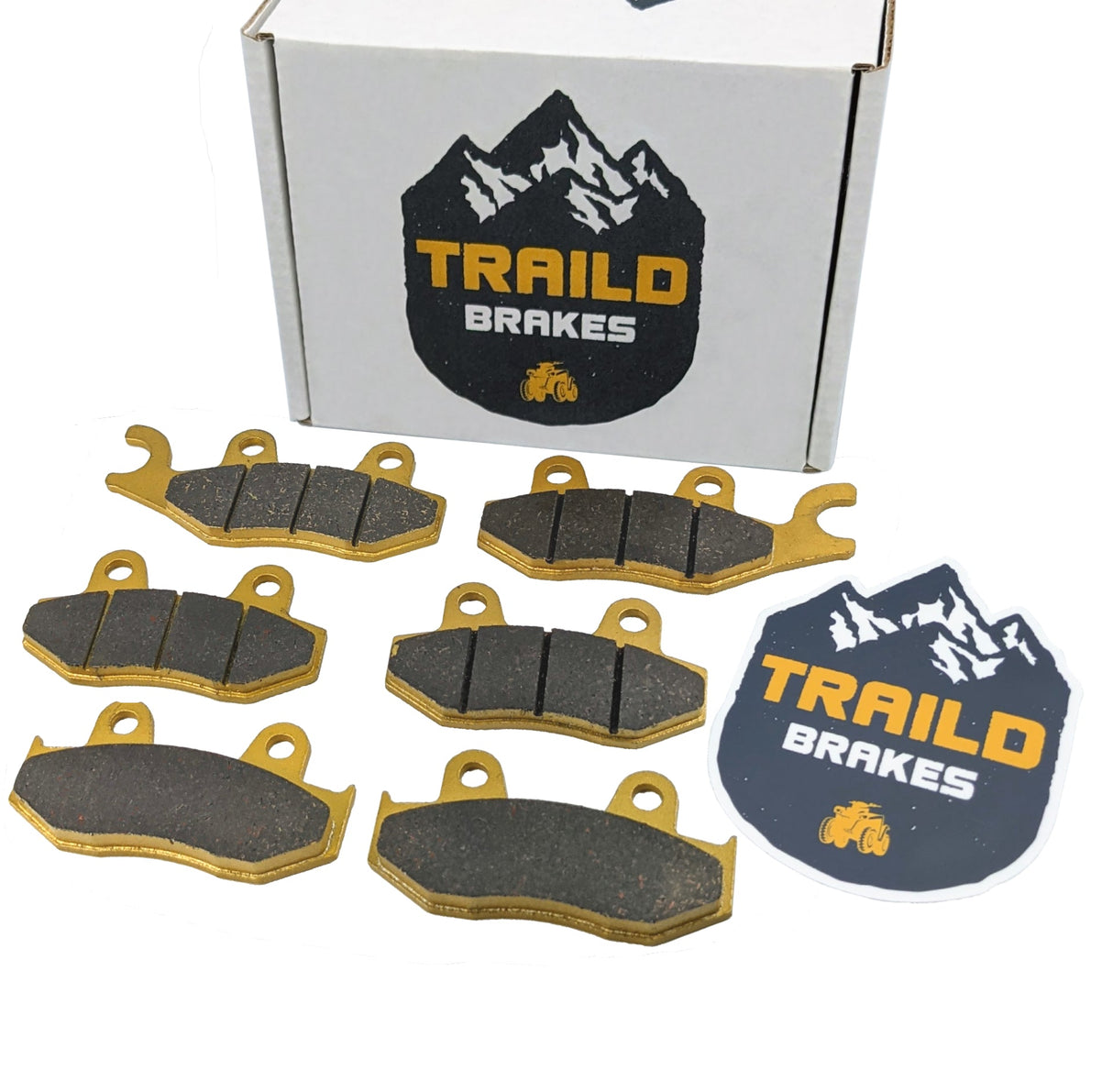 Yamaha YFZ 450R SE 2009-2026 and YFZ 450 2006-2011 & 2017 Ceramic Brake Pad Set Traild
