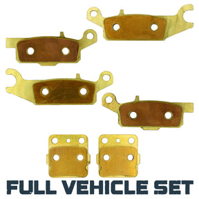 Yamaha Raptor 250 2008-2013 Brass Brake Pad Set Traild
