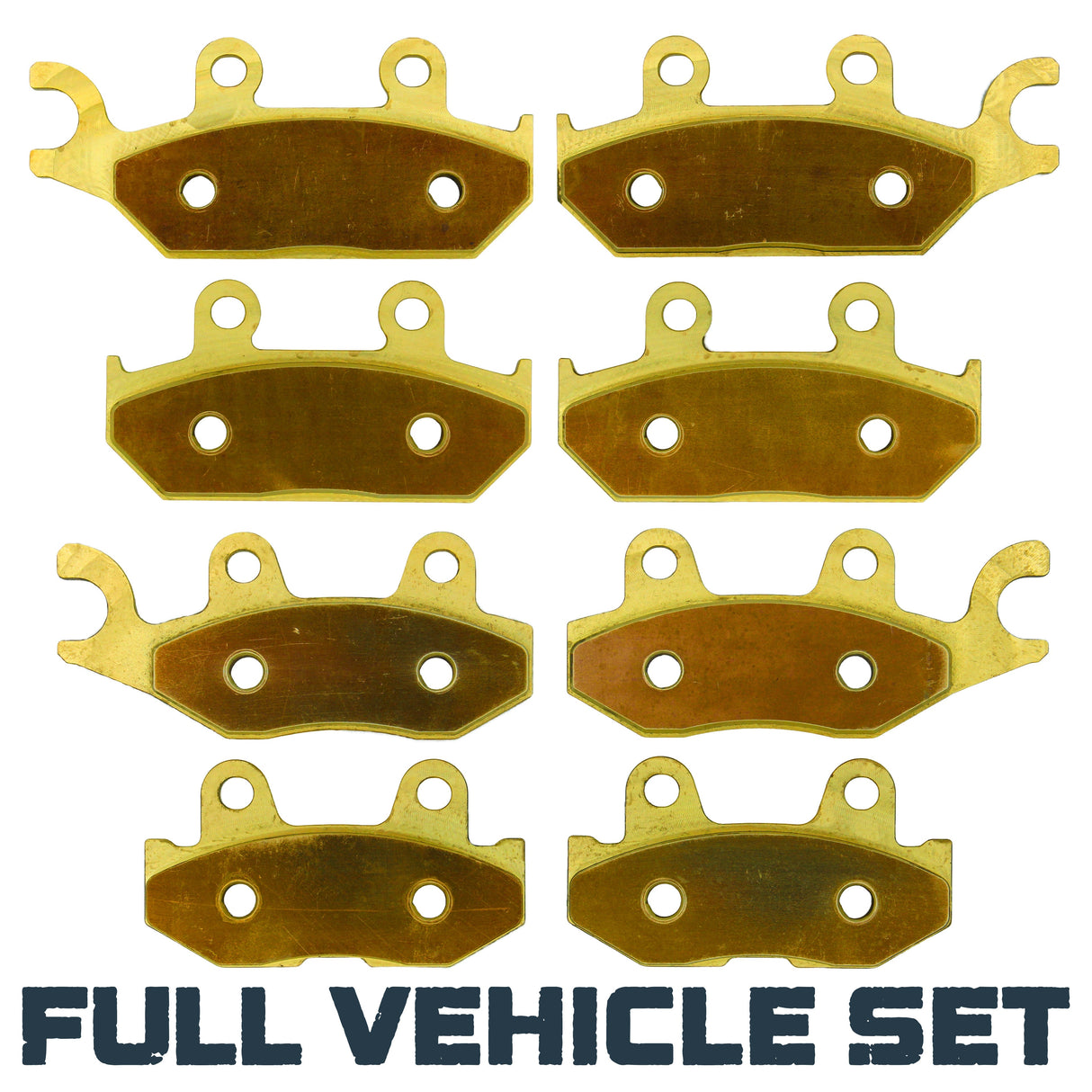 Yamaha Viking 700/Viking VI 2014-2026 Brass Brake Pad Set Traild