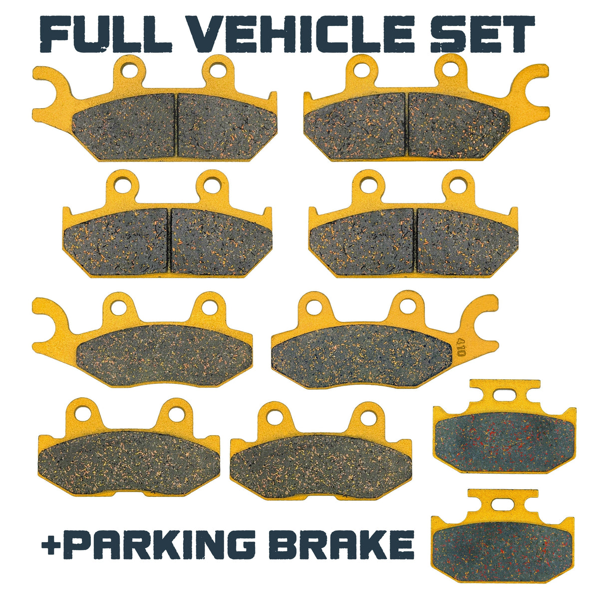 Yamaha Viking 700/Viking VI 2014-2026 Ceramic Brake Pad Set Traild