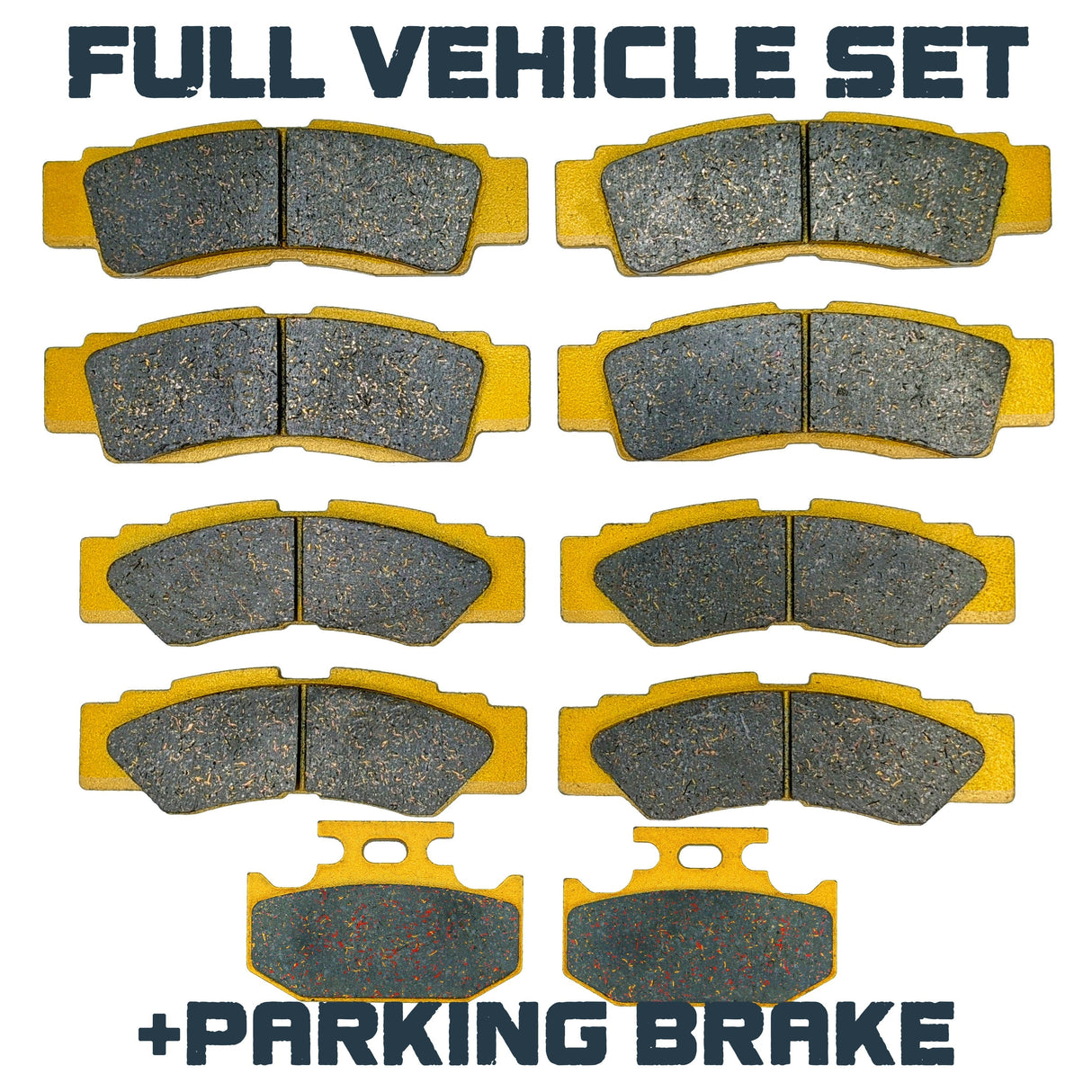 Yamaha YXZ1000R SS XTR 2016-2025 Ceramic Brake Pad Set Traild