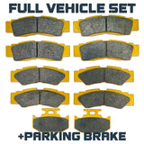 Yamaha YXZ1000R SS XTR 2016-2025 Ceramic Brake Pad Set Traild
