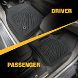 Trucktok 1999-2007 Ford F250 F350 F450 SuperCrew Cab All-Weather TPE Floor Mats TruckTok