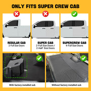 Trucktok 2010-2014 Ford F150 SuperCrew Cab All-Weather TPE Floor Mats TruckTok