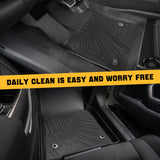 Trucktok 2025-2026 Dodge Ram 1500 Crew Cab with Storage All-Weather TPE Floor Mats TruckTok