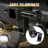 Trucktok 5/8" Hitch Lock Anti-Theft Trailer Lock with Rattle-Free O-Rings TruckTok