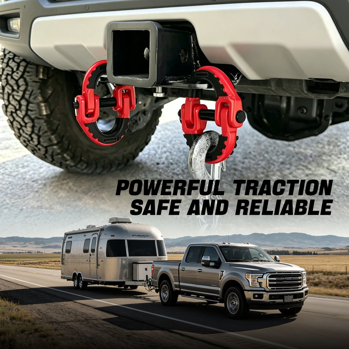 Trucktok 2Pcs 1/2" Hammerlock Coupling Links 47,000 lbs Break Strength TruckTok