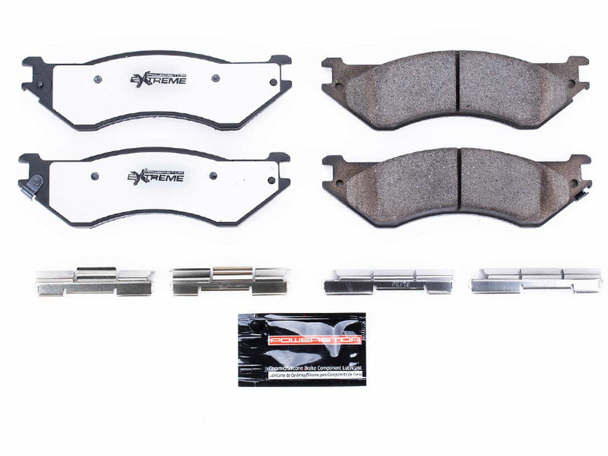 Powerstop Z36 Extreme Rear Brake Pads, 2000-2008 Dodge Ram Cummins Powerstop Brakes