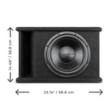12" Loaded Subwoofer Ported Enclosure With ZR12.2D 800 Watts Rms