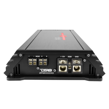 DS18 ZR 1-Channel Class D Amplifier 2000 Watts Rms @ 1-Ohm