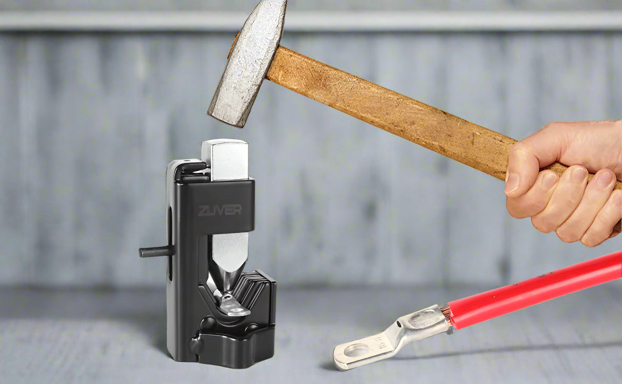 Hammer Lug Crimper Tool – 8 to 4/0 AWG Cables TekShack