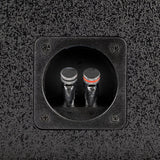 Dual 12" Loaded Subwoofer Ported Rugged Armored Enclosure With ZXI12.4D 2000 Watts Rms