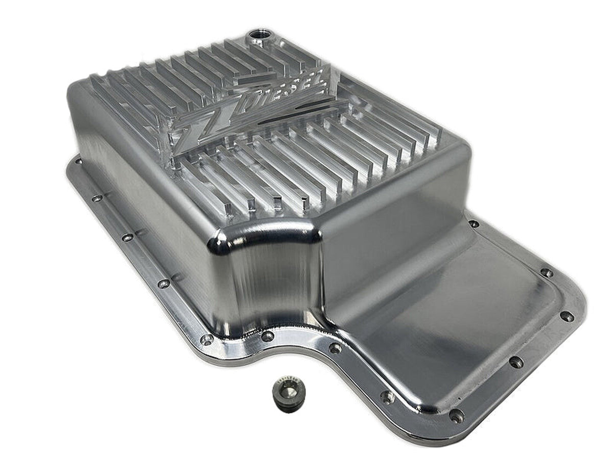 ZZ Diesel Billet Aluminum 6R140 Transmission Pan, 2011-2019 Ford 6.7L Powerstroke ZZ Diesel