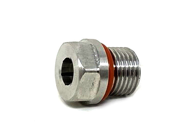 Forged Diesel WIF Delete and Primer Bulb Replacement Drain Plug, 2001-2016 GM 6.6L Duramax LB7 LLY LBZ LLY LMM Forged Diesel
