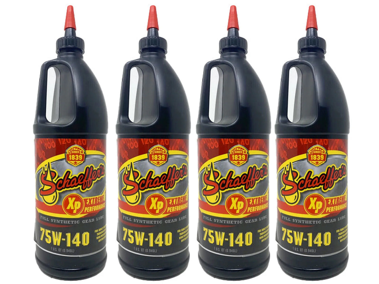 ZZ Diesel Schaeffers Extreme Performance Full Synthetic 75W-140 Gear Lube Rear Differential Kit, 1994-2023 Ford 7.3L 6.0L 6.4L 6.7L Powerstroke 4WD Schaeffers