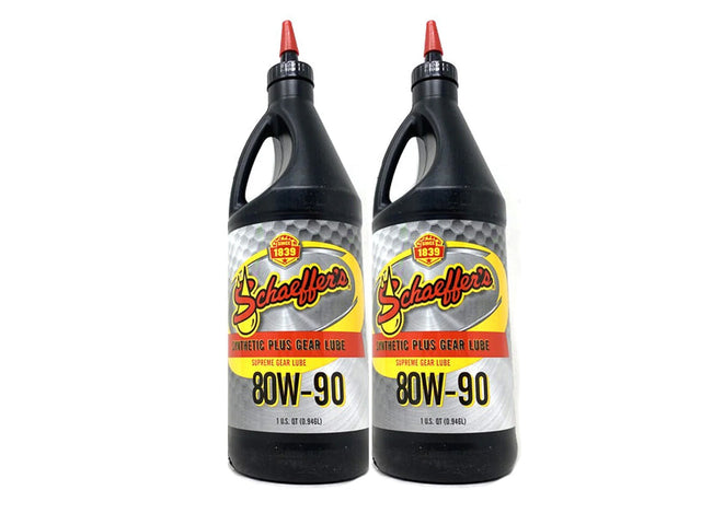 ZZ Diesel Schaeffers Supreme 80W-90 Gear Lube Front Differential Kit, 2003-2005 GM 6.6L Duramax LB7 LLY Schaeffers