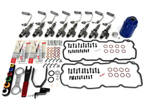 ZZ Diesel Complete Injector Install Kit with Injectors, 2001-2004 GM 6.6L Duramax LB7 ZZ Diesel