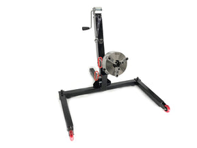 Forged Diesel Wheel Polishing Stand with Aluminum Jaws Forged Diesel