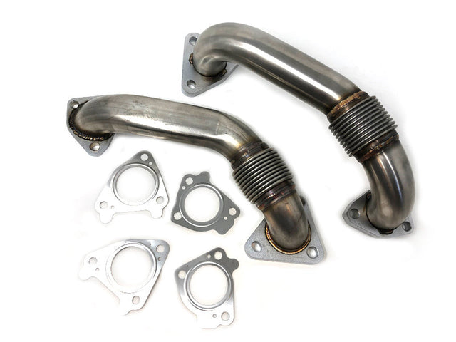 (Sold Out) ZZ Diesel Heavy Duty Up Pipes and Gasket Kit, 2001-2016 GM 6.6L Duramax LB7 LLY LBZ LMM LML ZZ Diesel