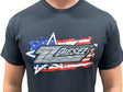 ZZ Diesel, American Flag, T-Shirt ZZ Diesel