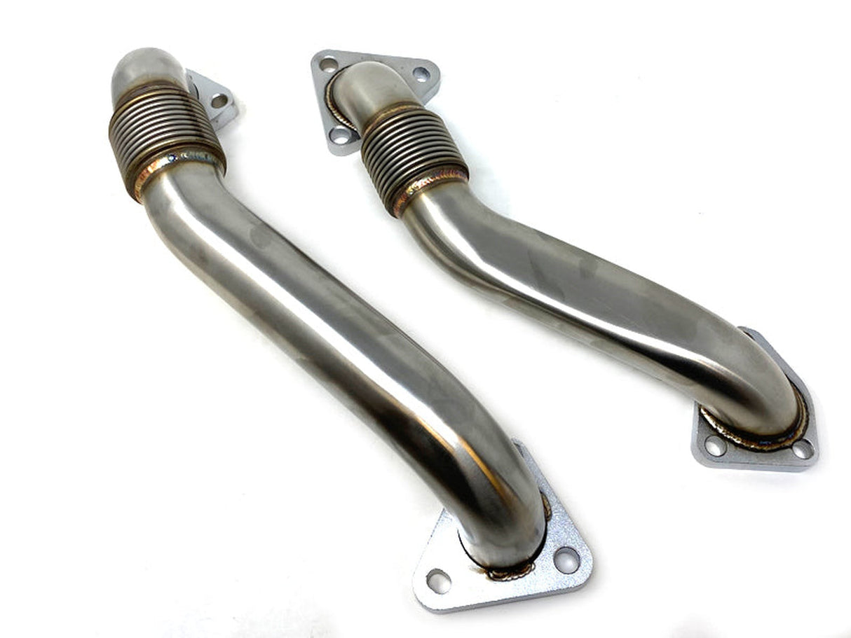 (Sold Out) ZZ Diesel High Flow Exhaust Manifolds with Up-Pipes, 2001-2016 GM 6.6L Duramax LB7 LLY LBZ LMM LML ZZ Diesel