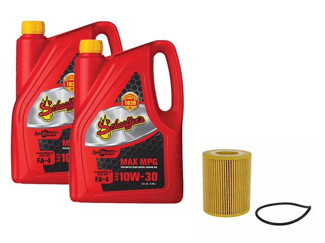 ZZ Diesel Schaeffers 10W-30 Oil Change Kit, 2018-2021 Ford 3.0L Powerstroke Schaeffers