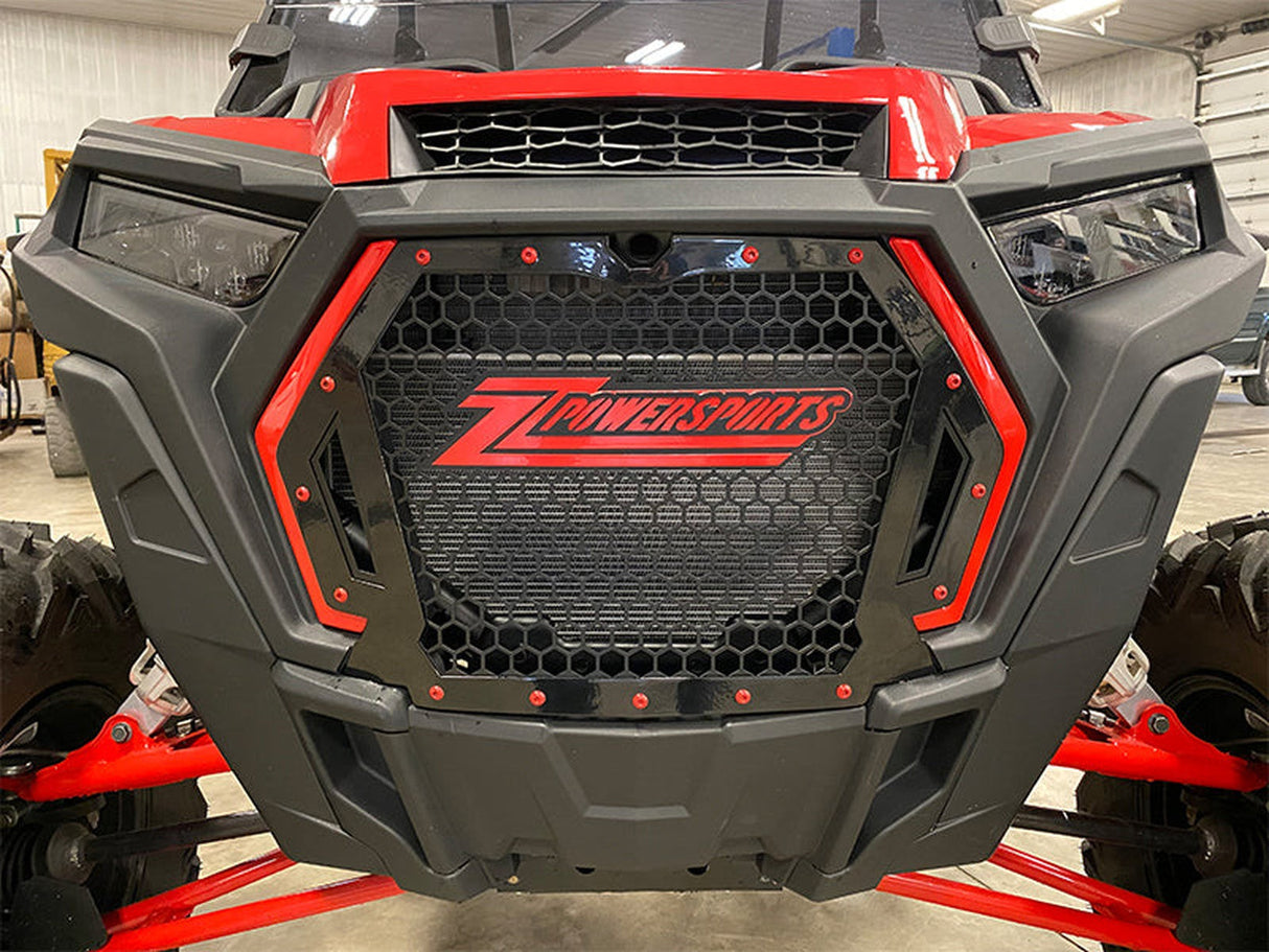 ZZ Powersports Logo Grille, 2017-2020 Polaris RZR XP 1000 / XP Turbo, 2018-2020 Turbo S ZZ Powersports