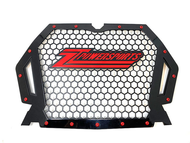ZZ Powersports Logo Grille, 2017-2020 Polaris RZR XP 1000 / XP Turbo, 2018-2020 Turbo S ZZ Powersports