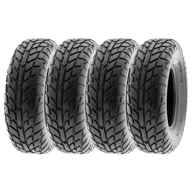 SunF ATV TIRE/UTV TIRE SPORT DIRT FLAT TRACK  6 PR Tubeless A021 (set of 4) SUNF