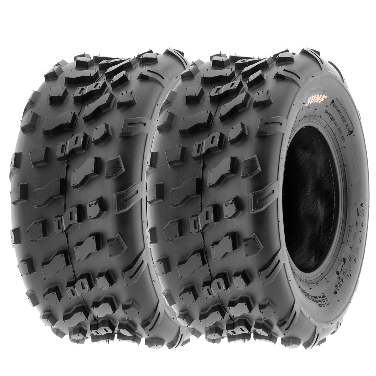 SunF ATV TIRE/UTV TIRE All Terrain 6 PR Tubeless A022 (set of 2) SUNF