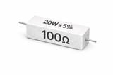 PANMILED 20W Cement Resistor, ±5% Ceramic Wirewound Power Resistor (15Ω–750Ω) High Watt Fixed Resistor TekShack